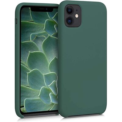 Θήκη Σιλικόνης IPhone 11 Σκούρο Πράσινο