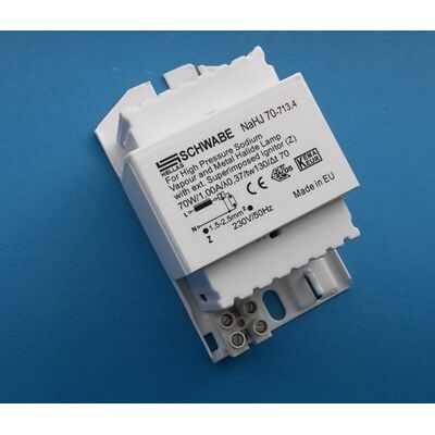Ballasts for High Pressure Sodium Vapour and Metal Halide Lamps 70W