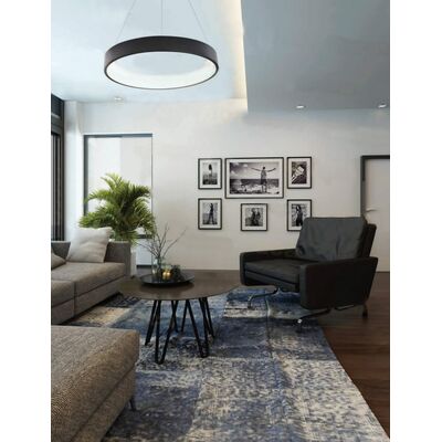 Φωτιστικό Κρεμαστό Οροφής LED Μαύρο Ματ 34W 3000K 13800-060 Επιλογή Dimmer