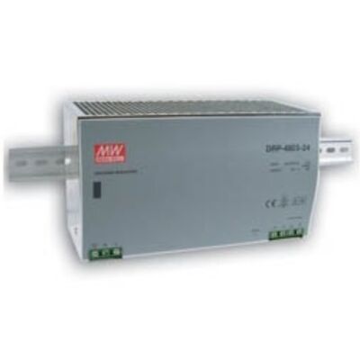 AC-DC DIN RAIL 480W/24V/20A (115V/230VAC) DRP-480S-24 MEAN WELL