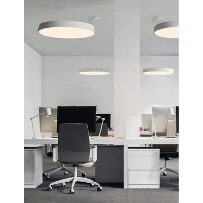 Φωτιστικό Κρεμαστό Οροφής LED Λευκό Ματ 50W 3000K 13800-087