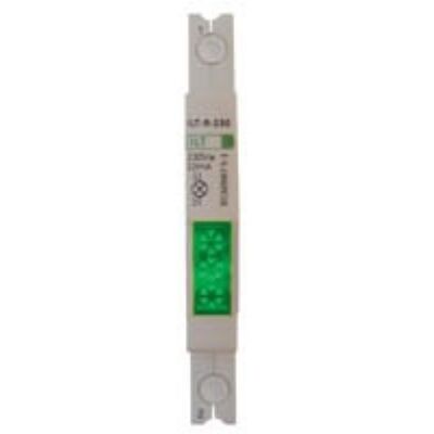 Din Rail Indicator Lamp with Led Green Thin 230V AC