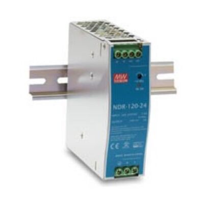 SINGLE OUTPUT INDUSTRIAL DIN RAIL 120W/12V/10A NDR-120-12 MEAN WELL