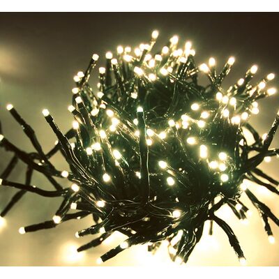 Christmas Led Lights Cluster Warm White 700L 11.5m Function Mode 934-032