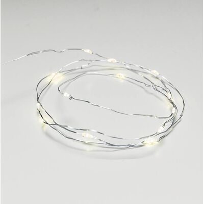 Christmas Led String Lights With Copper Wire Cool White 12L 1.2m  934-058