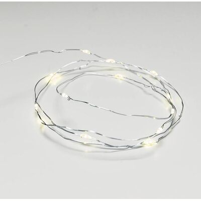 Christmas Led String Lights With Copper Wire Warm White 12L 1.2m  934-060