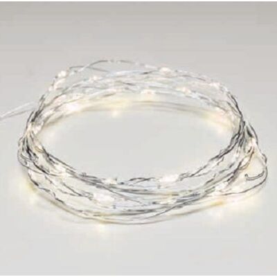 Christmas Led String Lights With Copper Wire Warm White 50L 5m 934-082