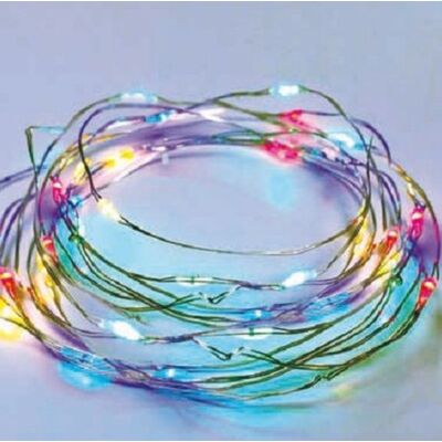 Christmas Led String Lights With Copper Wire RGB - Yellow 100L 8 functions 10m 934-101