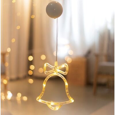 Decorative Bell 10 Led Warm White with Suction Cup 3xAAA 936-109