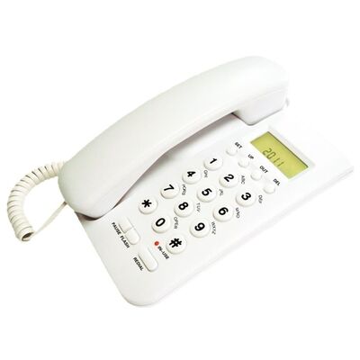 Σταθερό Τηλέφωνο με οθόνη LCD + Αναγνώριση Κλήσεων SKH-300CID