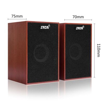 Wired Mini Bass Stereo Speakers 3.5mm AUX in for Laptops, Desktops and Smart Phones
