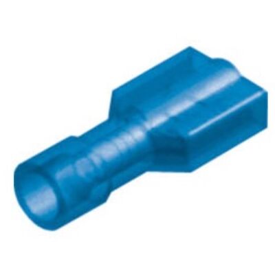 Slide Cable Lug Nylon Coated Female Blue FF2-6.4AF/8 JEE 100pcs