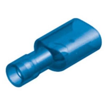 Coated Slide Cable Lug Nylon Male Blue (Χ/Α) M2-6.4AF/8 JEE 100pcs