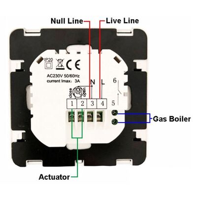 Wifi Thermostat for Gas Boiler with Display HY04G