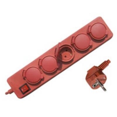 Surge Security Industrial Switch with 5 Positions 1.5m 3x1.5 Red