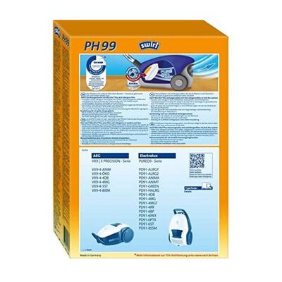 Vacuum Cleaner Bags Swirl PH99 ( AEG - Electrolux )