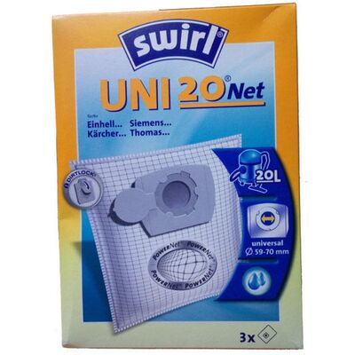Σακούλες Σκούπας Swirl UNI 20 NET Einhell - Siemens - Karcher - Thomas