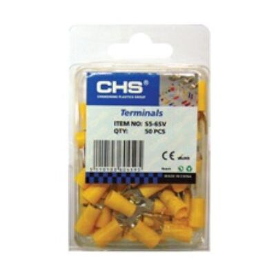 Fork-Type Terminal Insulated Yellow 6.5 SVS5.5-6 50 PIECES/BLΙSΤΕR CHS
