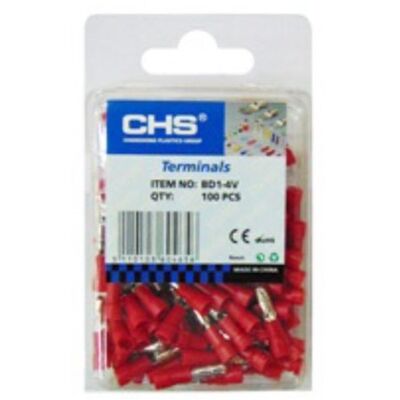 Snap-On Cable Lug Insulated Male Red MPD1.25-156 100 PIECES/BLΙSΤΕR CHS