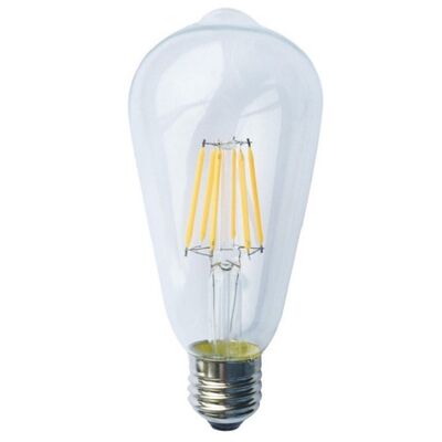 Edison Led Lamp E27 8W Filament Spiral 4000K ST64 01450-154-NW
