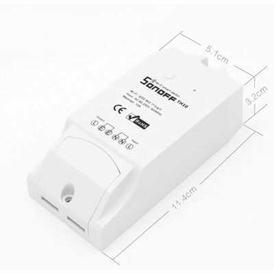 Sonoff TH10 Smart Wifi Temperature & Humidity Control System Switch
