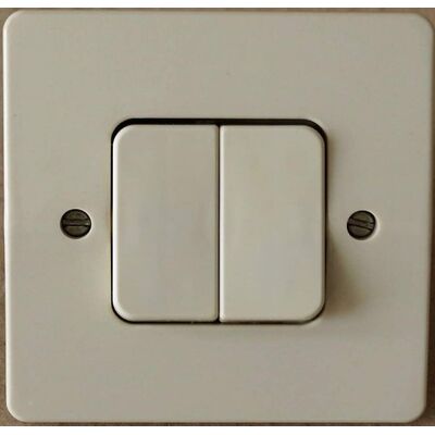 Switch 2 Button 2 Way Switch White Legrand 80551