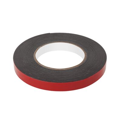 Adhesive Tape Double Sided 15mm x 10m Black