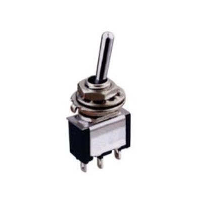 Mini Toggle Switch ON-OFF-(ON) 3A/250V 3P TA105A1 SCI