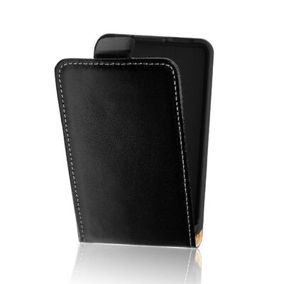 Θήκη Flip Cover Leather Case Huawei Ascend Y210 Μαύρη