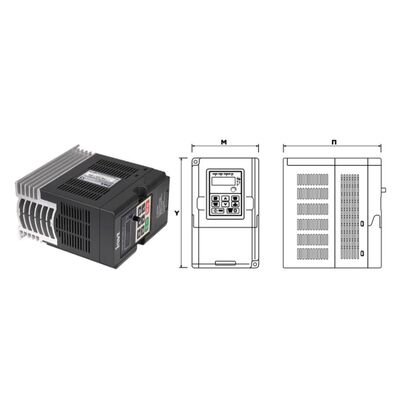 Ρυθμιστής Στροφών Inverter 3Φ Εισόδου/Εξόδου 400V  1.5KW GD10 INVT