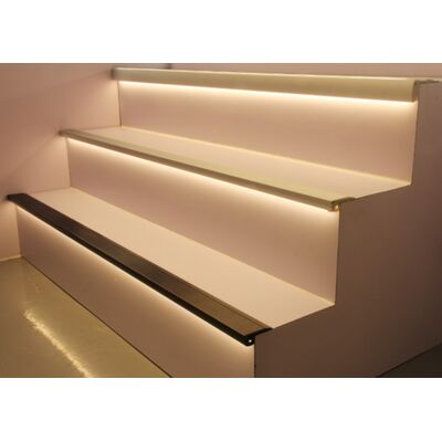 Aluminum Led Profile for Stairs 12.2mm 2m
