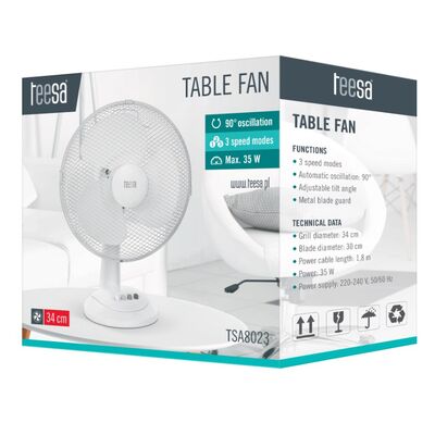Table fan 13" 35W TEESA TSA8023