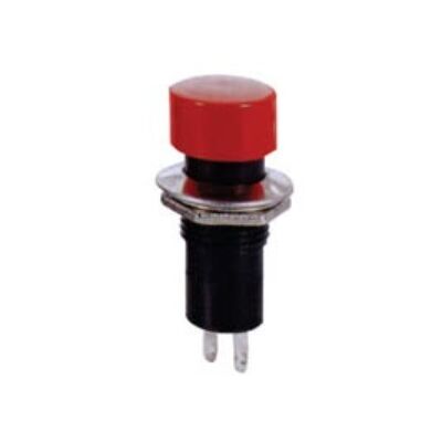 Push - Button Switch OFF - (ON) 3A/125V (1A/250V) Red