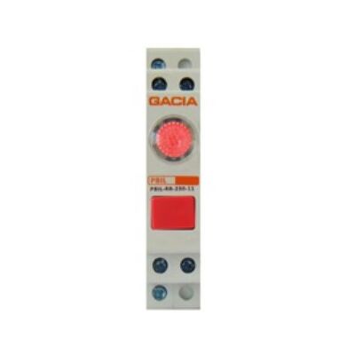 Din Rail Button 1NO +1NC With Indicator Light Led 230VAC PBIL - RR - 11 GAC