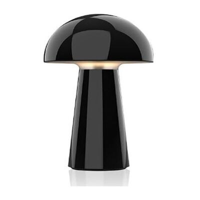 Rechargeable Table Lantern Led Mushroom Black with Battery 2W 3000K