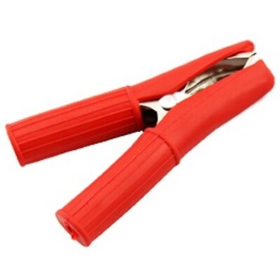 Small Battery Clip 30A 75mm Nickel Red AT-0016 KRODE