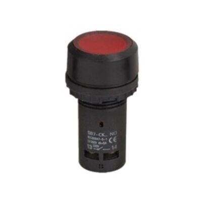 Flush Button Φ22 1NC With Red Ledmonoblock SB7-CW3462 XND