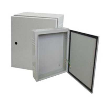 Metal Ιndustrial Cabinet 480x380x130mm IP55 Grey
