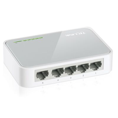 5 Port Ethernet Switch 10/100 Mbps TP-Link TL-SF10005D Ver 15.0