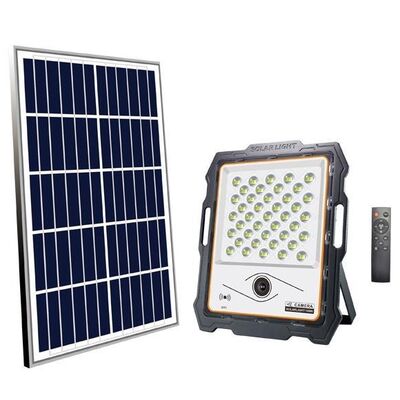 Ηλιακός Προβολέας LED 100W 6500K Αδιάβροχος με Φ/Β Πάνελ και Κάμερα