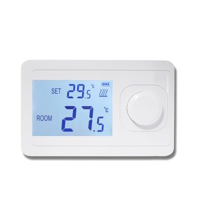 Digital Room Thermostat with Screen White