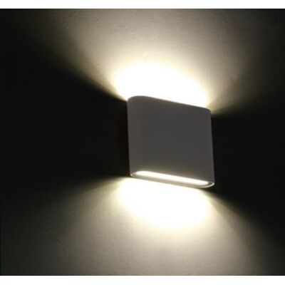 Outdoor wall lamp Gray Led 7W Warm White