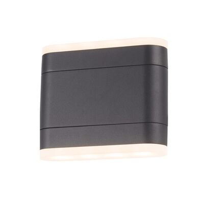 Outdoor Lamp Gray Led 9W Warm White