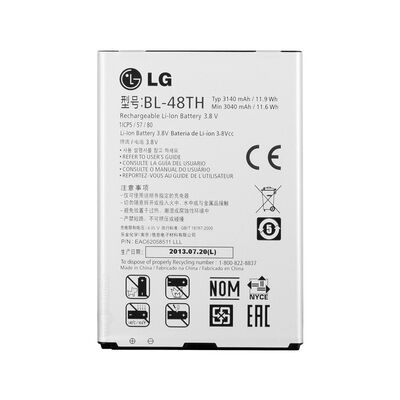Lithium Battery LG BL-48TH Optimus G Pro E980 3140mAh