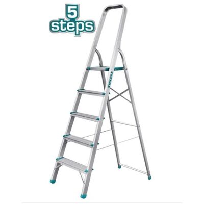 Σκάλα Αλουμίνιου με 5 Σκαλοπάτια Total
