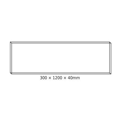 Πλαίσιο Αλουμινίου για Panel Led 30x120 Ύψος 7cm