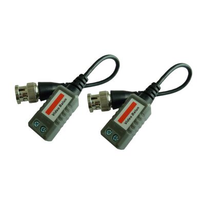 Video Balun CCTV with BNC Cable Males in Terminal Set 2pcs