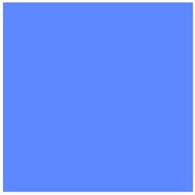 Gel Sheet Rosco E-Color 132 Medium Blue