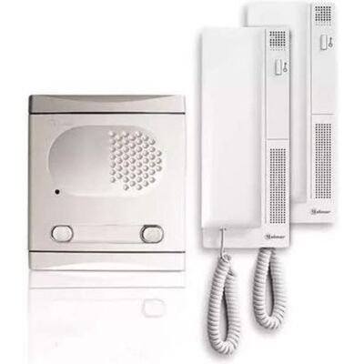 Intercom Kit with 2 Call Radiostation and 2 Roomstations Golmar 4220 / AL 