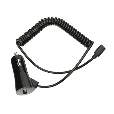 Car Charger with micro USB Cable 2A Black